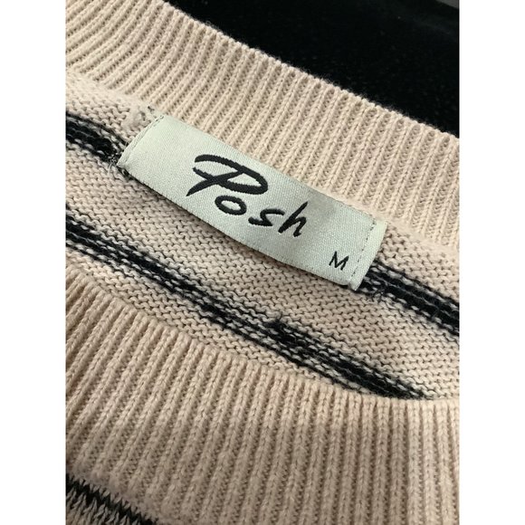 Women’s Posh Brand Striped Sweater - Picture 4 of 5